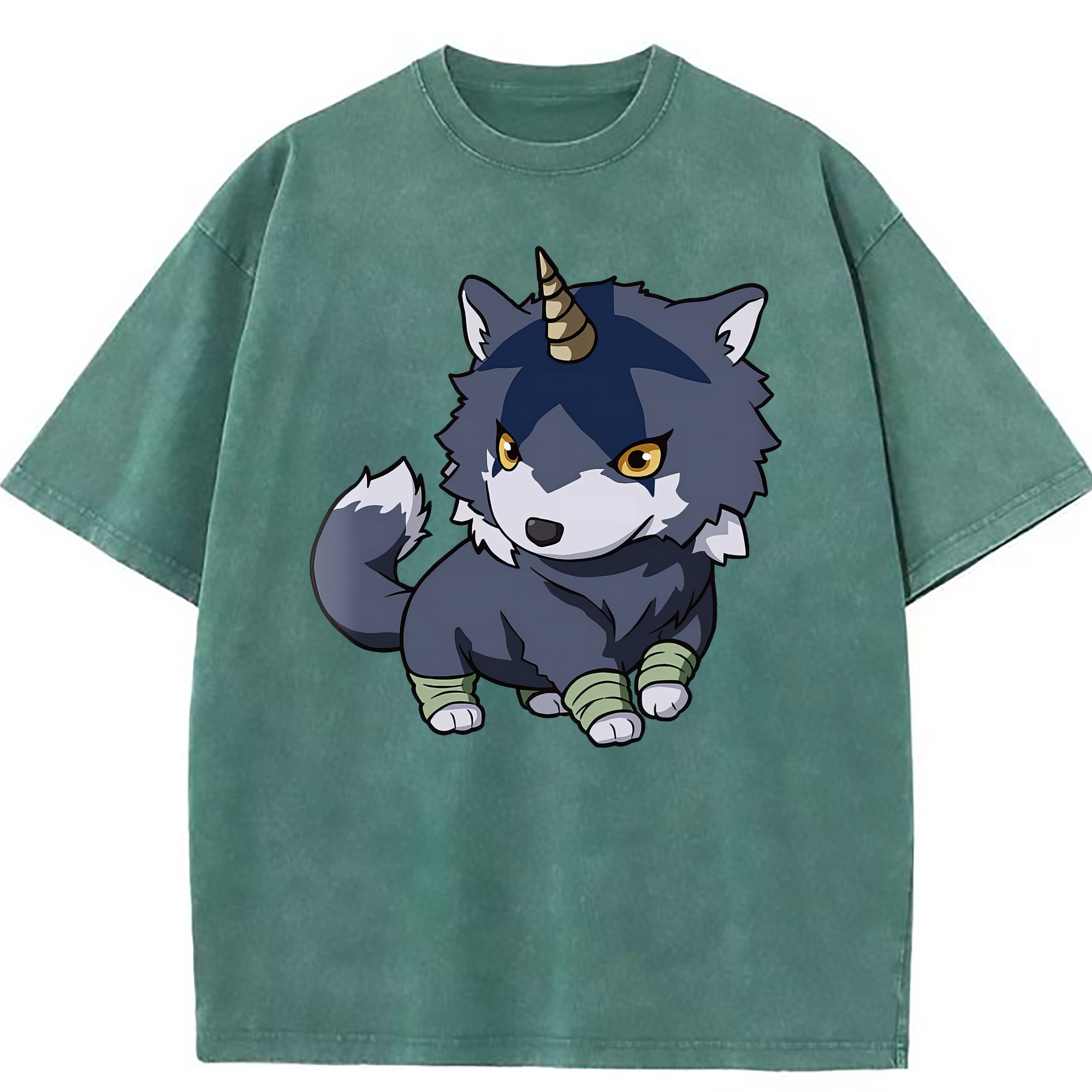 （画像用） 転スラ Regarding Reincarnated to Slime 綿100% ヴィンテージ風 半袖Tシャツ（フロントプリント）